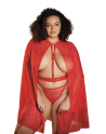 cape sexy en fine résille grande taille pour femme de la collection allure