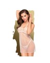 nuisette all yours blanche de la marque de lingerie sexy penthouse