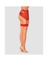  lingerie s814 bas jarretelles rouge