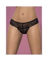  de lingerie sexy et string noir dentelle