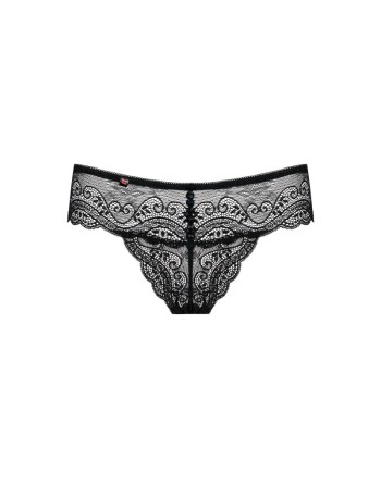  de lingerie sexy et string noir dentelle