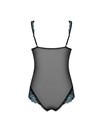 body sexy noir et turquoise de la marque obsessive