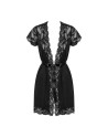  lingerie : 810pei1 peignoir  noir