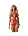  lingerie sexy  marque obsessive  teddies : luiza teddy red