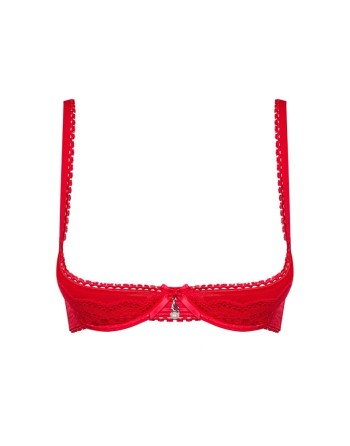  obsessive soutiengorge lovica rouge avec dentelle