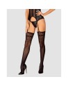  lingerie tendance sensuelle : s825 bas jarretelles  noirs