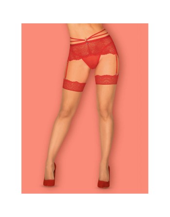  lingerie loventy stockings  rouge