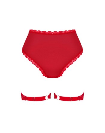  lingerie belovya culotte jarretière rouge