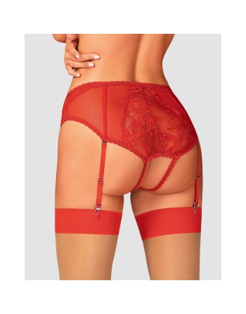  lingerie dagmarie culotte jarretière rouge