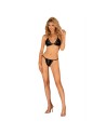 maillot de bain 2 pcs celestie  noir obsessive