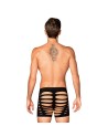  lingerie obsessive m104 boxer short homme noir