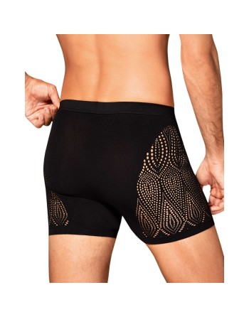  lingerie obsessive m103 boxer short homme noir