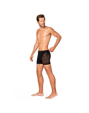  lingerie obsessive m103 boxer short homme noir