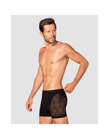  lingerie obsessive m103 boxer short homme noir