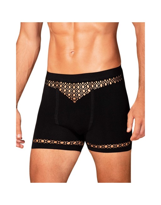  lingerie obsessive m102 boxer short homme noir