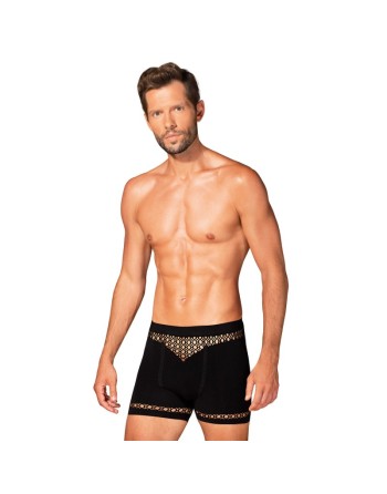  lingerie obsessive m102 boxer short homme noir