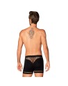  lingerie obsessive m102 boxer short homme noir