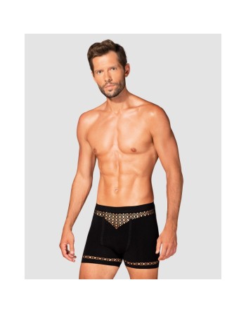  lingerie obsessive m102 boxer short homme noir