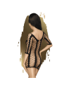  lingerie sexy  marque penthouse : robe bedtime surprise noire