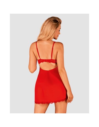 tendance sensuelle : nuisette rouge amor cherris de la marque obsessive 