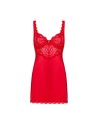 tendance sensuelle : nuisette rouge amor cherris de la marque obsessive 