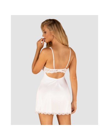 tendance sensuelle : nuisette blanche amor blanco de la marque obsessive 