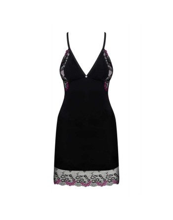 tendance sensuelle : nuisette noir vanessme de la marque obsessive 