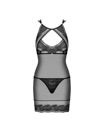 tendance sensuelle : nuisette noir allastia de la marque obsessive 