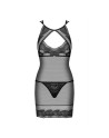 tendance sensuelle : nuisette noir allastia de la marque obsessive 