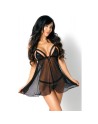 yvonne nuisette   noir de la marque de lingerie sexy beauty night