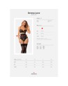  lingerie vous présente serena love portejarretelles  rouge