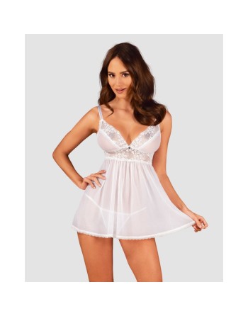 heavenlly babydoll  blanche proposé par votre  tendance sensuelle