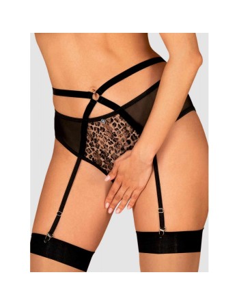 tendance sensuelle : portejarretelle noir allunes de la marque obsessive