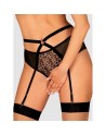 tendance sensuelle : portejarretelle noir allunes de la marque obsessive