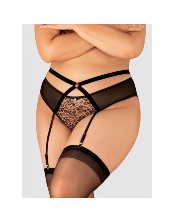 tendance sensuelle : portejarretelle noir allunes de la marque obsessive