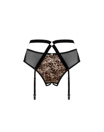 tendance sensuelle : portejarretelle noir allunes de la marque obsessive