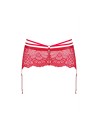 tendance sensuelle : portejarretelle rouge loventy de la marque obsessive 