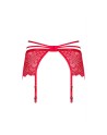 tendance sensuelle : portejarretelle rouge loventy de la marque obsessive 