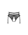 portejarretelles pearlove noir de la marque de lingerie sexy obsessive