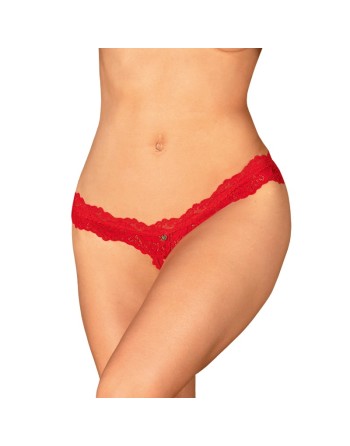 amor cherris string ouvert  rouge