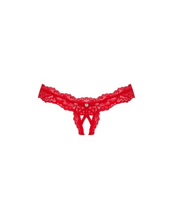 amor cherris string ouvert  rouge