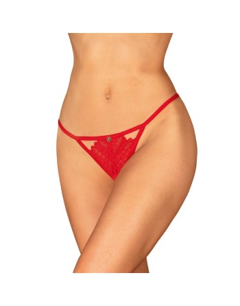 ingridia string ouvert  rouge