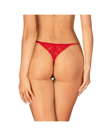 ingridia string ouvert  rouge