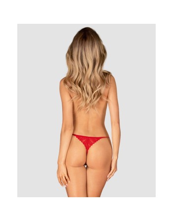 ingridia string ouvert  rouge