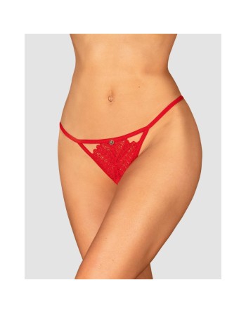 ingridia string ouvert  rouge