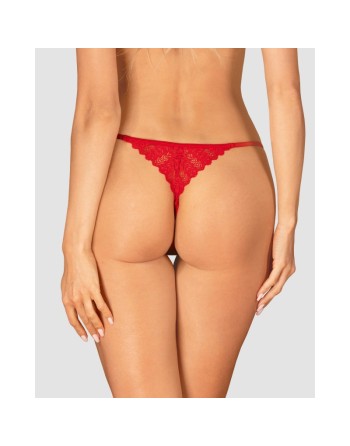 ingridia string ouvert  rouge