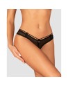 roxelia string ouvert  noir obsessive présenté par  lingerie tendance sensuelle