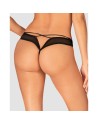 roxelia string ouvert  noir obsessive présenté par  lingerie tendance sensuelle