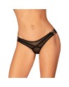 roxelia string  noir obsessive présenté par  lingerie tendance sensuelle