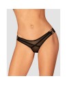 roxelia string  noir obsessive présenté par  lingerie tendance sensuelle